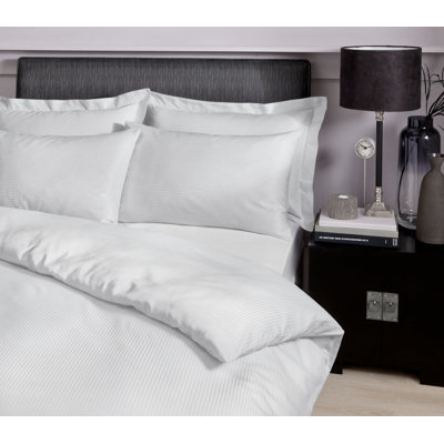 Satin Stripe 300 Thread Count Standard Pillowcase