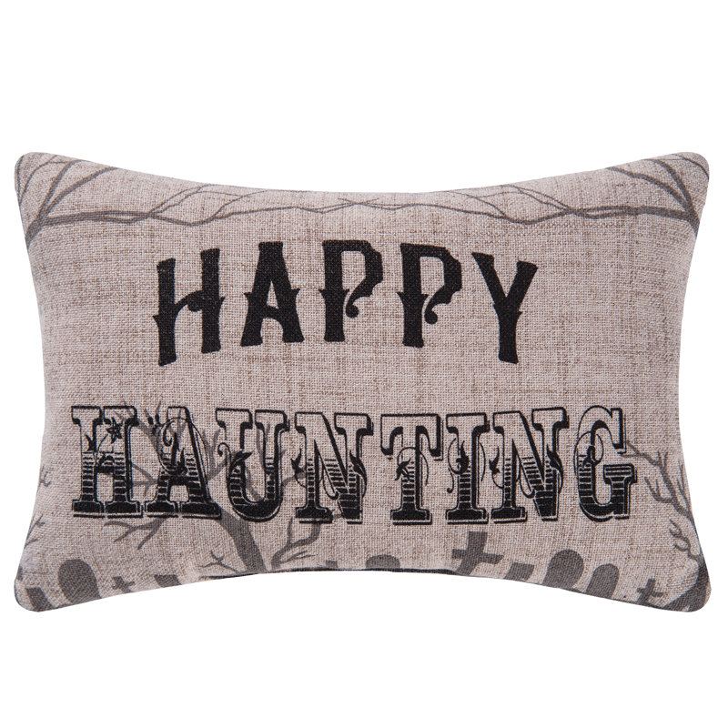 Coussin lombaire halloween happy haunting halloween Dexheart