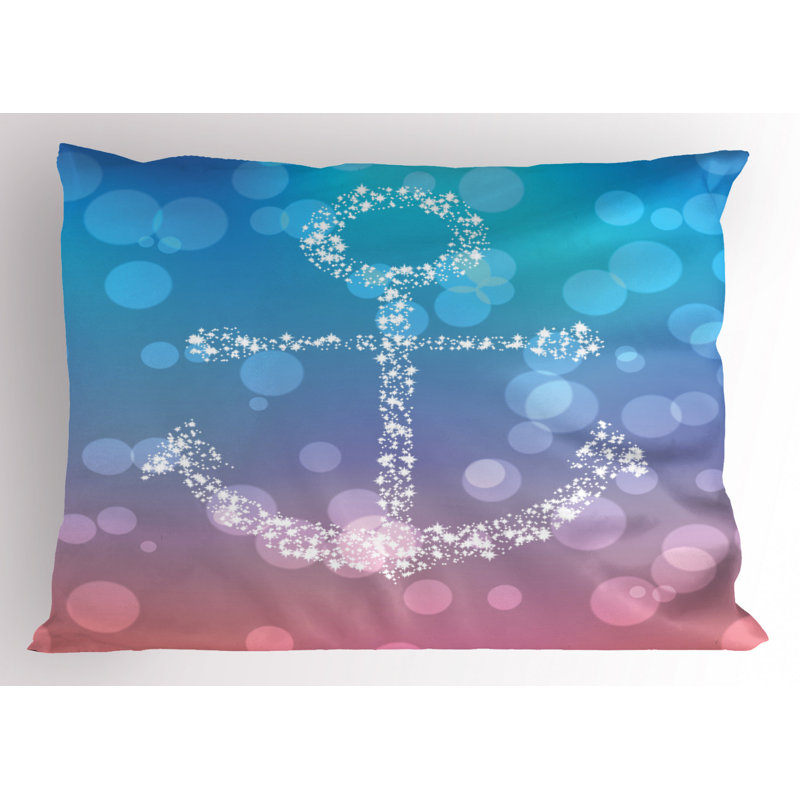 Starry Polyester Geometric Sham Set, Twin