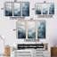 «Winter Tree Minimal Landscape II - Snow», ensemble d'art mural-107762826-107762822