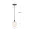 Bolla 1 - Light LED Pendant