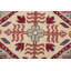Tapis bleu clair à motif oriental Kazak