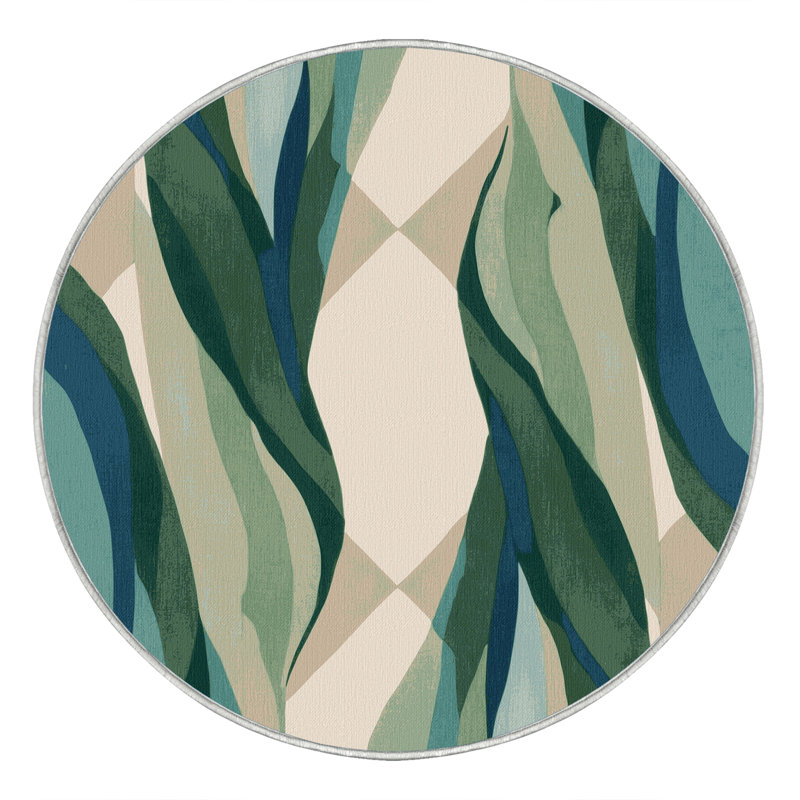Lunar Horizon Rug, Round 3'