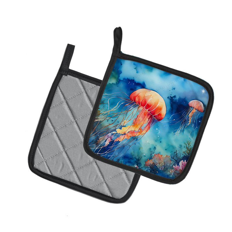 Caroline's Treasures Nautical Collection Polyester Potholder Set