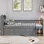 Lit en bois avec d'excellentes installations de rangement-134188276
