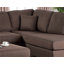 Canapé modulaire réversible et repose-pieds 3 pièces couleur chocolat-808898549