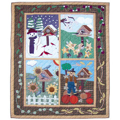 Rustic Cotton Patchwork Quilt