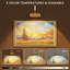 Lampe pour tableaux avec faisceau DEL réglable, lampe d'art sans fil rechargeable avec télécommande, projecteur à intensité variable et zoomable, ensemble de 2, (noir)-1537408151