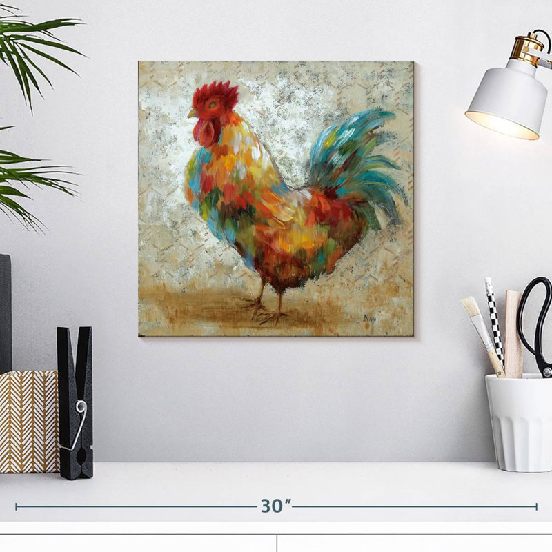 Crowle Fancy Rooster II, H 16 po x l 16 po