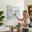 Carte du monde Personalized Places II-154892590-155047617