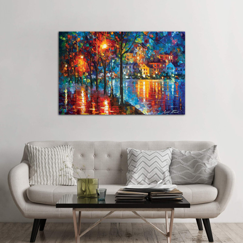 Cold Emotion by Leonid Afremov - Wrapped Canvas Giclee Art Print, 66.04 cm H x 45.72 cm W x 3.175 cm D