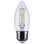 5.5 Watt B11 LED Medium Base Clear 3500K CCT 120 Volt