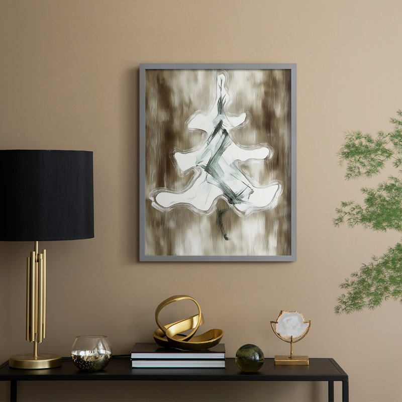 «Christmas Holiday», art encadré CCxxxvii, bois massif, H 30 po x l 24 po, Gris