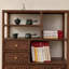 Chinese style solid wood display bookcase
