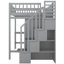 Lit mezzanine double avec tiroirs Jamesy Kids-852834490