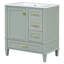 Meuble-lavabo autoportant de 30 po avec lavabo en céramique-114963231