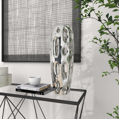 21" Ceramic Floor Vase