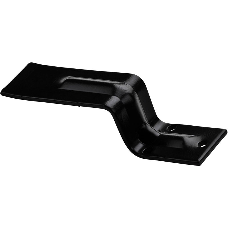 Plaque coup de pied, Noir, H 0,25 po x l 1,5 po x P 6,3 po