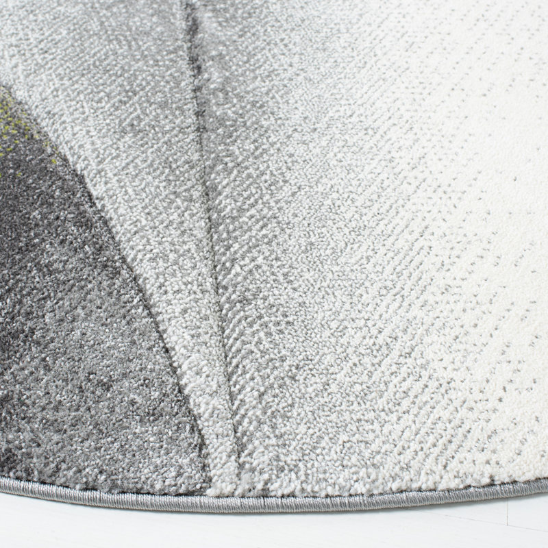 Tontitown Performance Geometric Rug, Round 6'7"