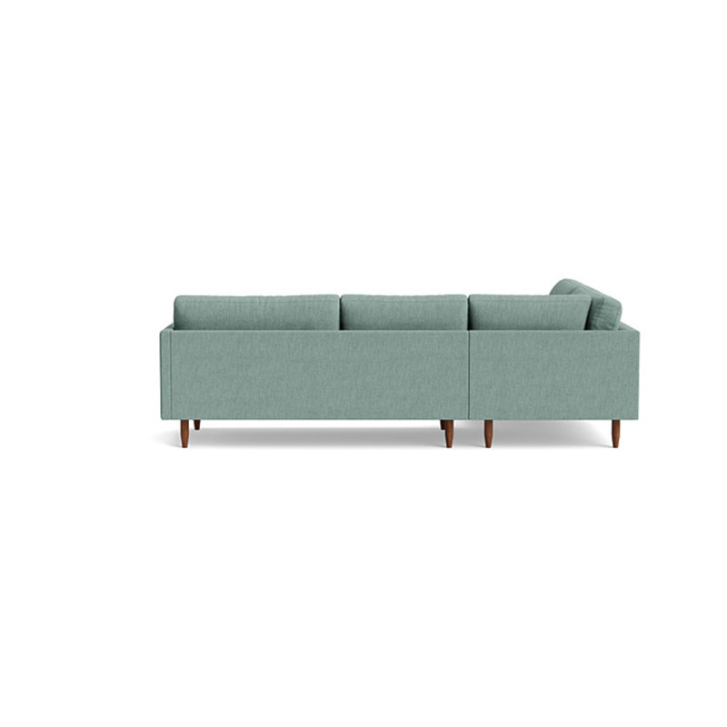 Skinny Fat Sectional, Performance Weave - Spa, Left Hand Facing