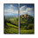 Italie, tranquillité toscane, art mural sur toile verte