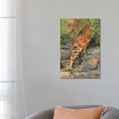 Mountain Lion II 1 Piece Wall Art on Canvas