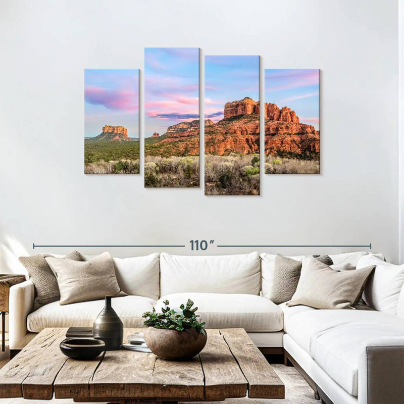 Sedona Rock Formations, H 48 po x l 75 po