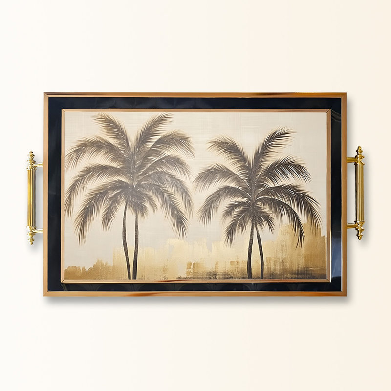 Élégant plateau en verre de 19,7 po x 11,4 po x 1,4 po | Fabrication 100% verre durable | Facile à nettoyer avec un chiffon humide | Idéal pour le service, la présentation décorative et l'organisation | Ajout élégant à la décoration intérieure