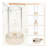 Ceramic Incense Burner Holder With Glass Cover