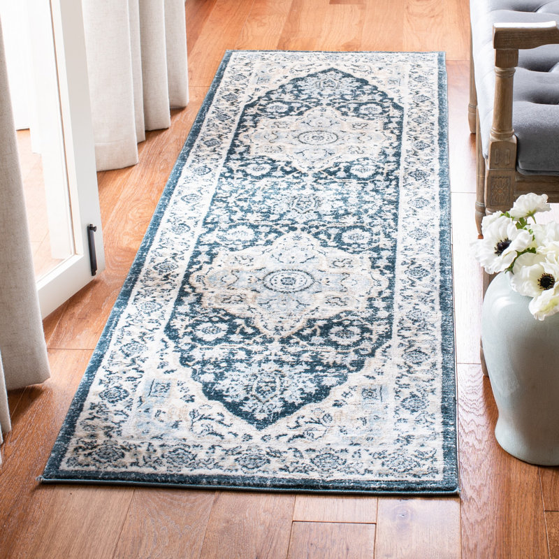 Delmer Performance Oriental Rug, Runner 2'2" x 5'