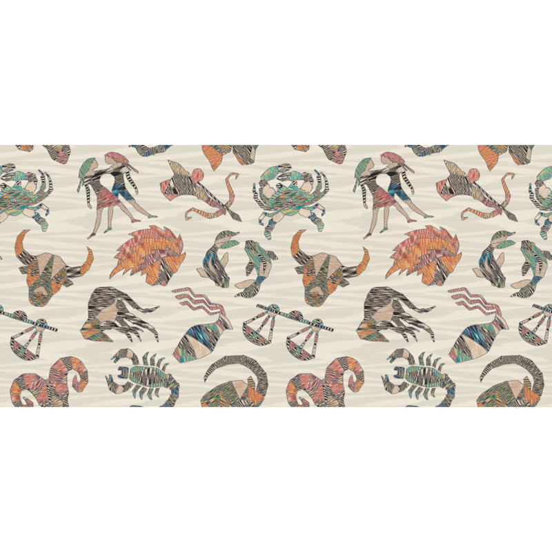 Rouleau double 4 constellations Missoni, gris