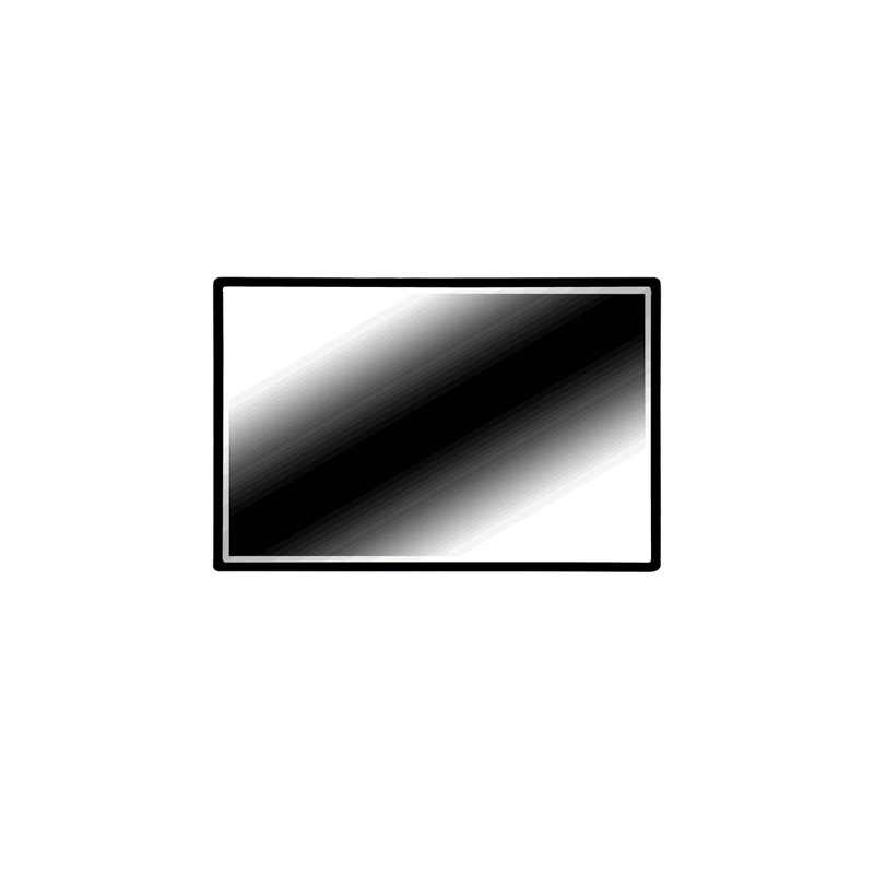 Miroir rectangulaire en bois