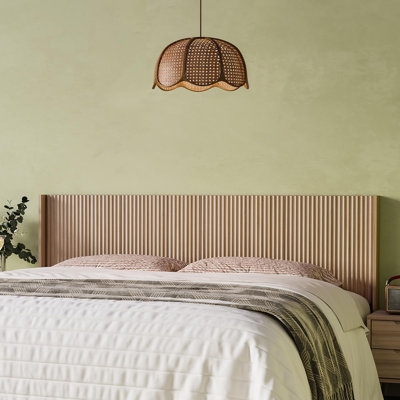 Ebern Designs Farmhouse Wood Headboard, Wall Mounted by Ebern Designs