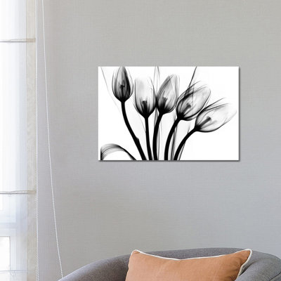 Marching Tulips by Albert Koetsier - Wrapped Canvas Print