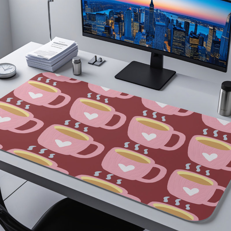 Polyester Desk Pad, 31.5x15.5