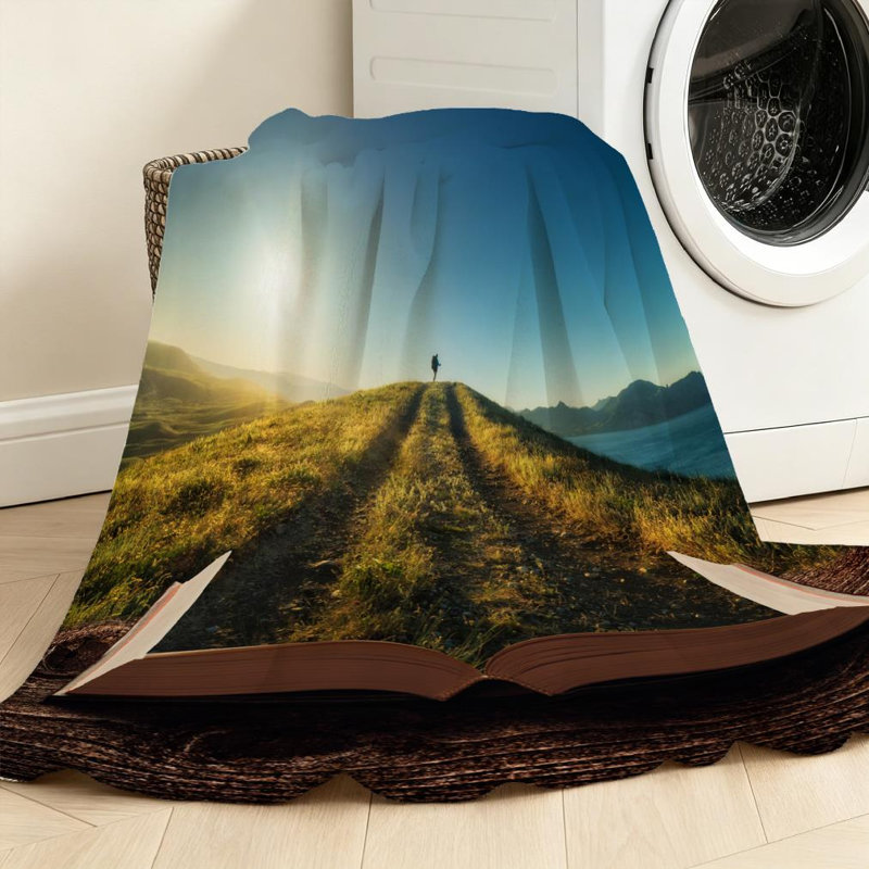 Jeté en flanelle transparente, molleton ultra doux, Throw 50" x 60"