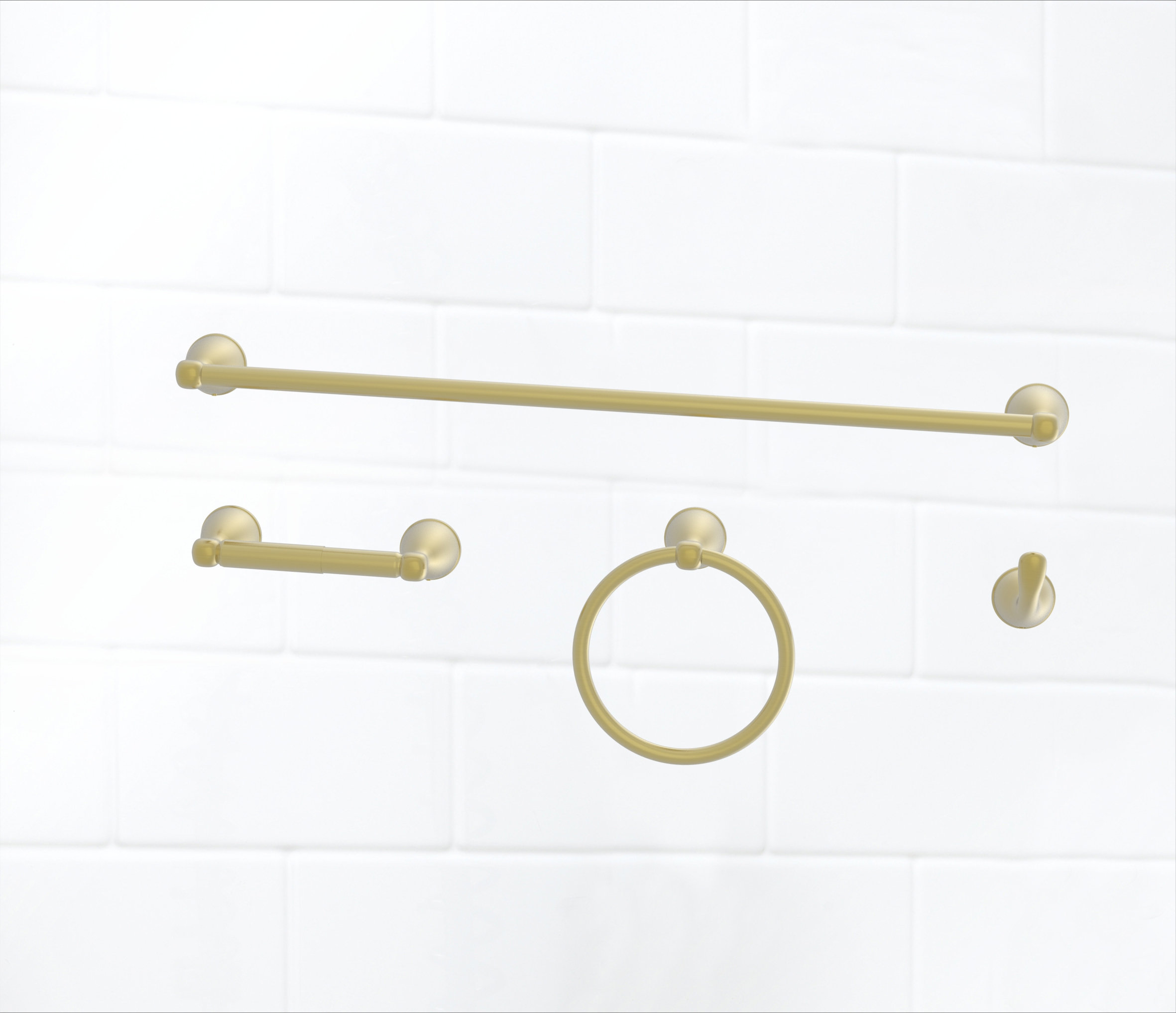 Vetta 4 - Piece Bathroom Hardware Set - Wayfair Canada