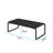 Rectangular Coffee Table with Slat Top & Aluminum Sled Base-102187818