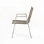 Chaise d'extérieur en aluminium avec assise en corde-219354019