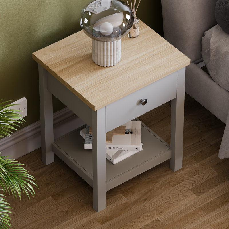 Beacsfield End Table, Grey