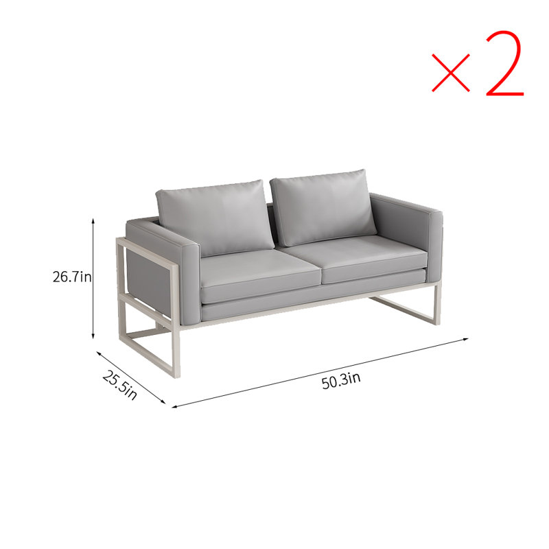 Banc double simple de style européen