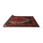 Tapis traditionnel rouge / noir / beige-1887776298