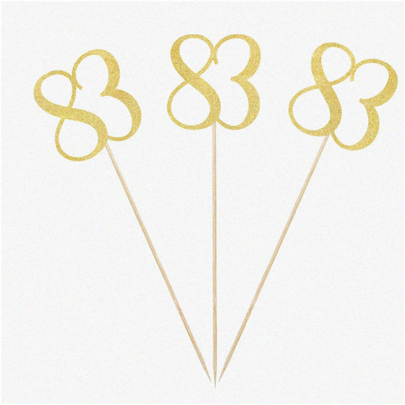 30th Birthday Glitter Decorations Kit