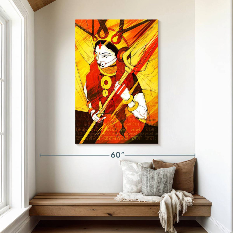 Adella Durga Abstract, 48" H x 32" W