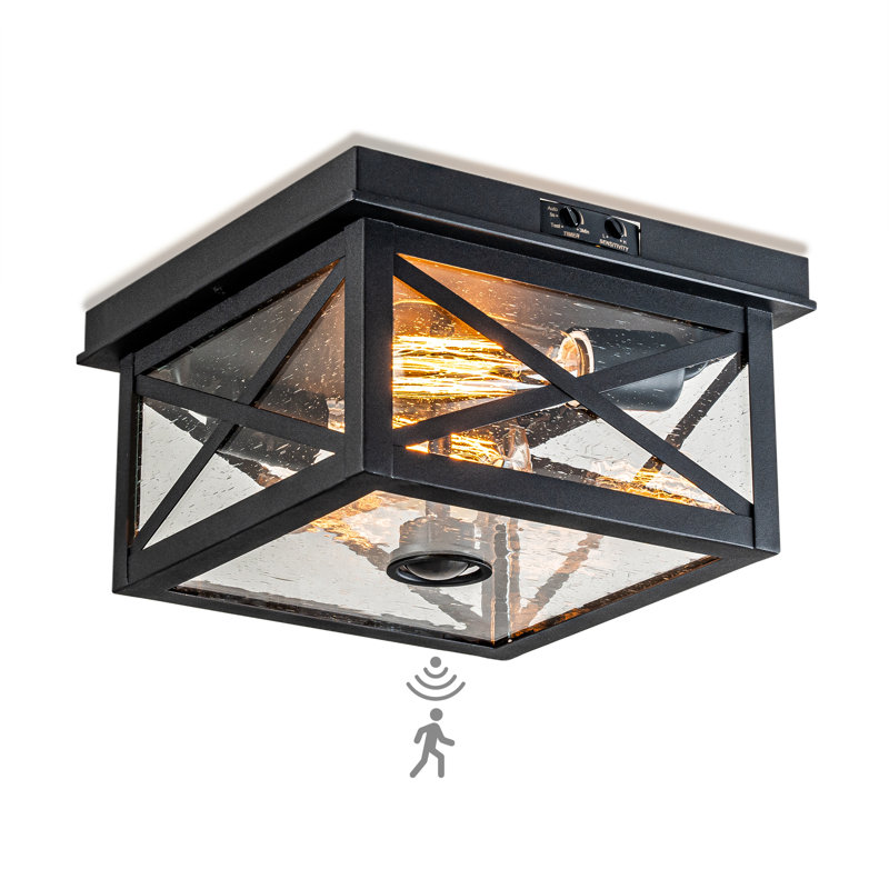 Black Outdoor Flush Mount