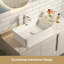 HOROW Neidlinger Ceramic Rectangular Sink with Overflow-706997060