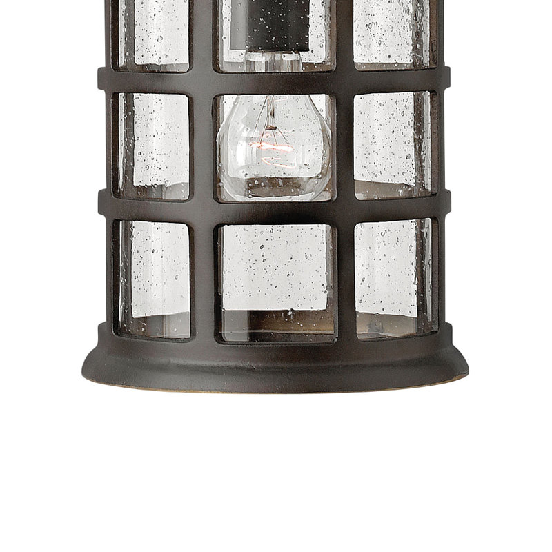 Freeport 1-Light Outdoor Hanging Lantern, Oil Rubbed Bronze, Incandescent