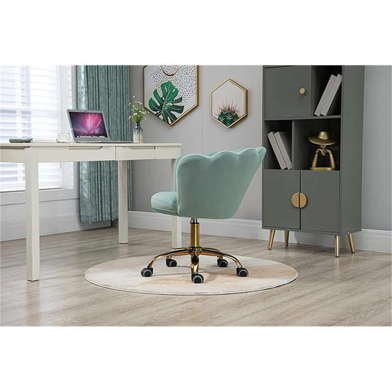 Fauteuil de bureau ZOBIDO Comfy Home Office, Sage Green
