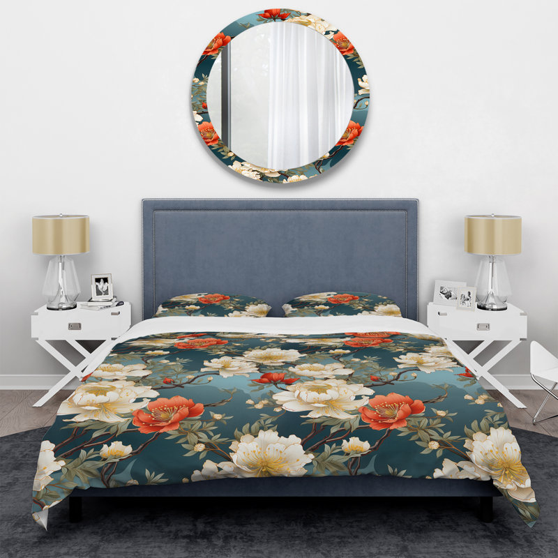 Shogun Aesthetics I - Chinese Duvet Cover Set, Housse de couette simple + 1 taie décorative stan