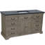 60'' Single Bathroom Vanity with Stone Top